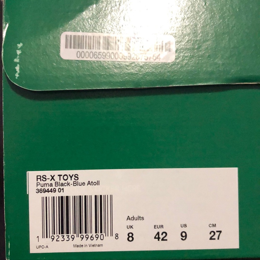 Puma RS-X Toys size 9
